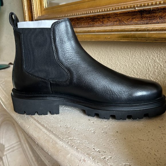 Massimo Dutti Men's Chelsea Boots With Track Soles NWT Size EU 41/ US 8 - Picture 3 of 11